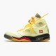 OFF-WHITE x Air Jordan 5 Retro "Sail" Mens Basketball Shoes Sail/Fire Red-Muslin-Black DH8565 100 AJ5 Jordan Sneakers