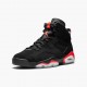 Air Jordan 6 Retro "Black Infrared" Mens Basketball Shoes 384664 060 Black/Infrared AJ6 Black Jordan Sneakers