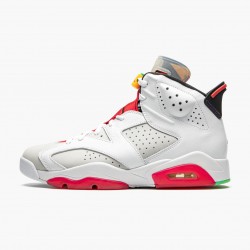 Air Jordan 6 Retro "Hare" CT8529 062 Neutral Grey/White-True Red-Bl Unisex AJ6 Jordan Sneakers