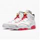 Air Jordan 6 Retro "Hare" CT8529 062 Neutral Grey/White-True Red-Bl Unisex AJ6 Jordan Sneakers