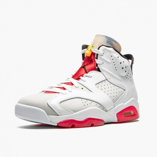 Air Jordan 6 Retro "Hare" CT8529 062 Neutral Grey/White-True Red-Bl Unisex AJ6 Jordan Sneakers