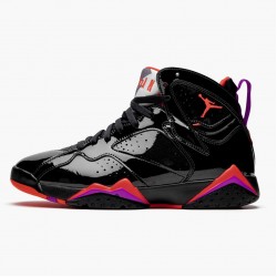 Air Jordan 7 Retro "Black Patent" Unisex Basketball Shoes Black/Anthracite-Smoke Grey-Br 313358 006 AJ7 Jordan Sneakers