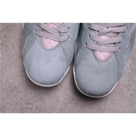 Air Jordan 7 Retro "Neutral Grey" Mens Basketball Shoes Reflect Grey/Pink-White CT8528 002 AJ7 Jordan Sneakers