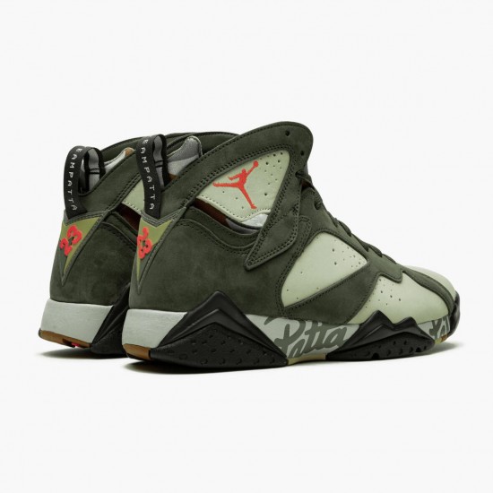 Air Jordan 7 Retro "Patta Icicle" Unisex Basketball Shoes Icicle/Sequoia-River Rock/Ligh AT3375 100 AJ7 Jordan Sneakers