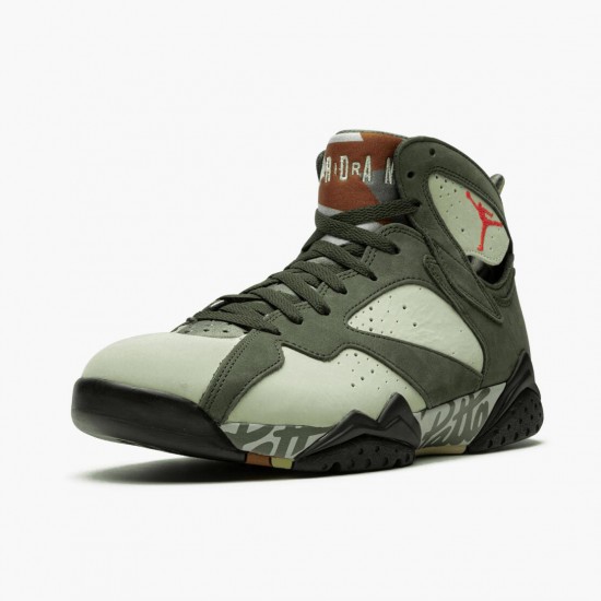 Air Jordan 7 Retro "Patta Icicle" Unisex Basketball Shoes Icicle/Sequoia-River Rock/Ligh AT3375 100 AJ7 Jordan Sneakers