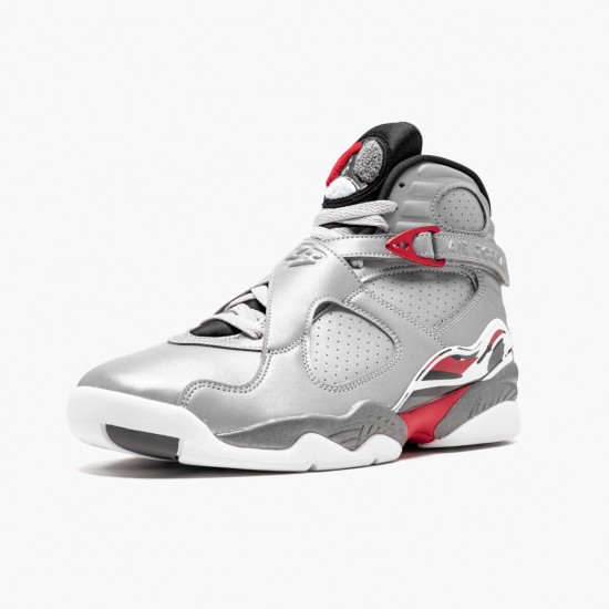 Nike Air Jordan 8 "Reflections of a Champion" Reflect Silver/Hyper Blue-True Basketball Shoes AJ8 CI4073 001 Sneakers